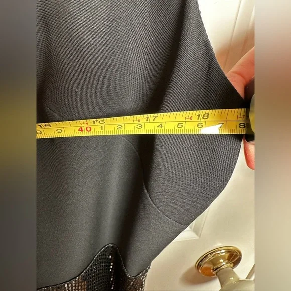 St. John Classic Black Midi Dress-NWT - Picture 7 of 8